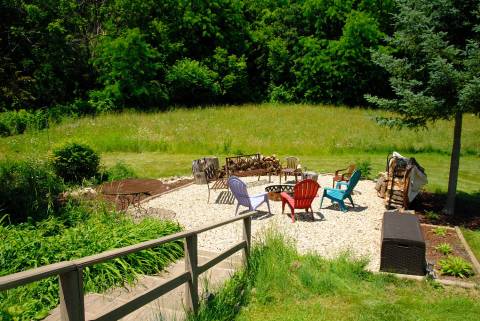Our firepit area